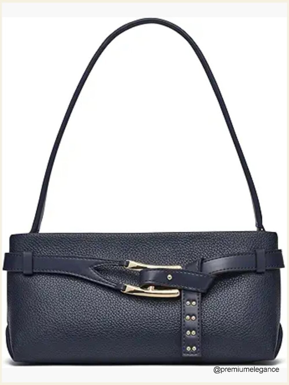 Tasha Top-Zip Shoulder Bag with Studs - Women's Handbag